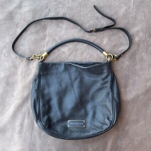 MARC by Marc Jacobs Hillier Hobo Tote Black Leather Shoulder Crossbody Bag